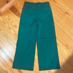 St. John's Bay Green Wide Leg Trousers